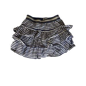 Mini Boden Blue Stripe Skirt Skort size 6/7